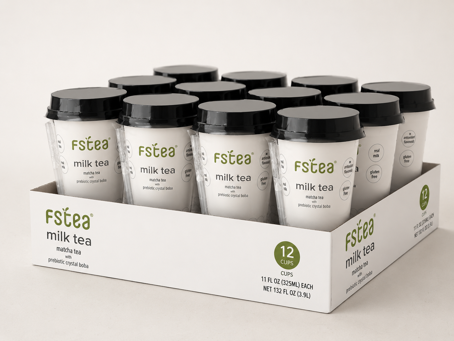 Dahongpao Oolong Boba Milk Tea (6 Pack)